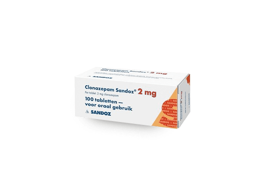 clonazepam 2mg 100 tabletten